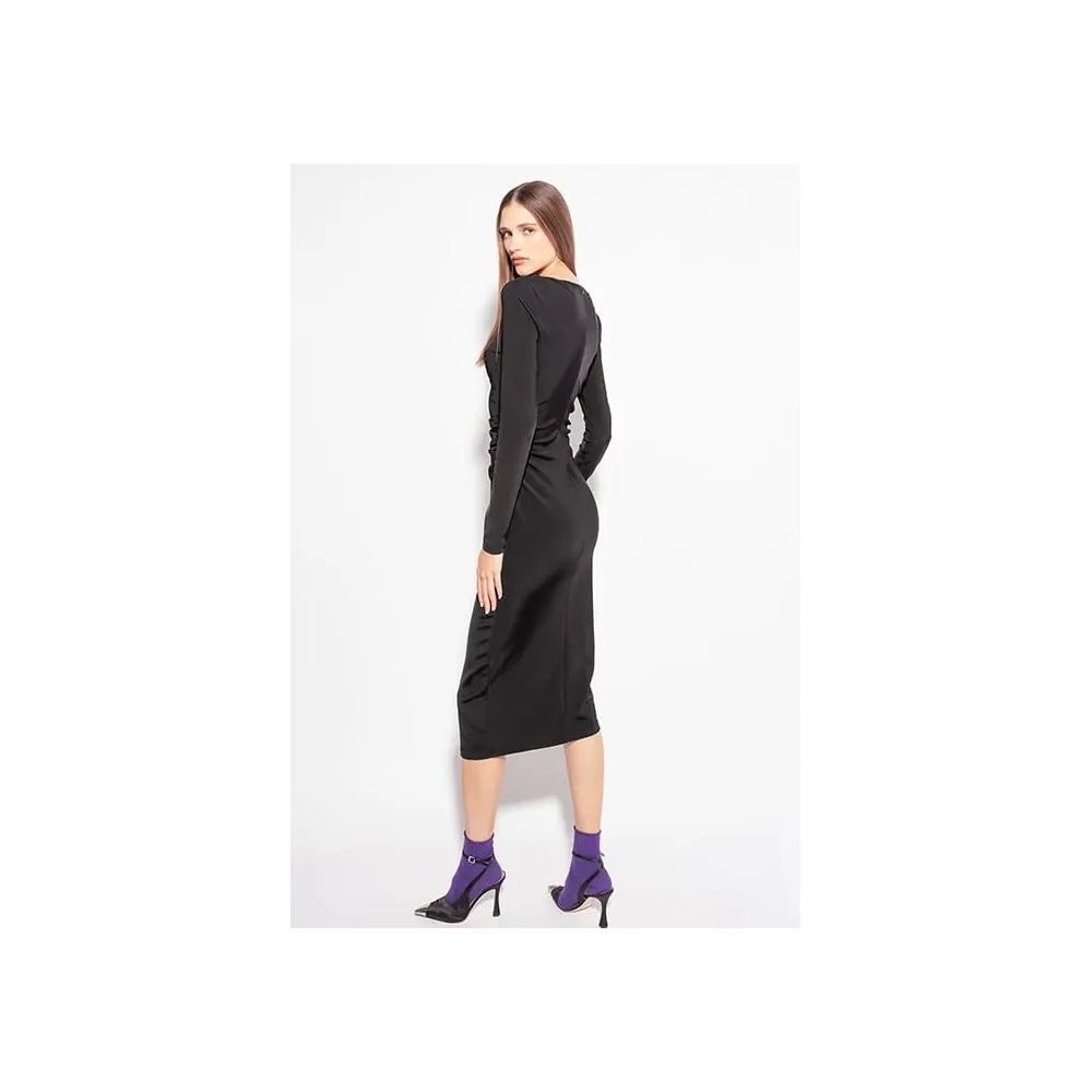 PINKO Black Viscose Dress/IT38|XS/Black