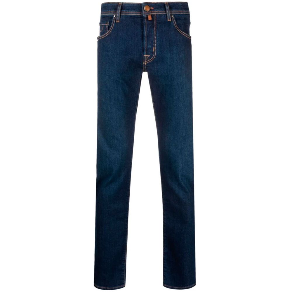 Jacob Cohen Blue Cotton Men Jeans/W34/Blue