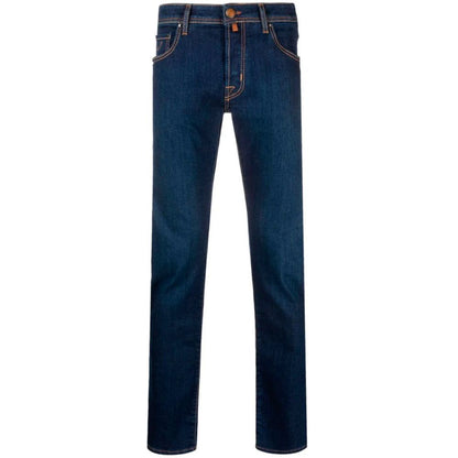 Jacob Cohen Blue Cotton Men Jeans/W34/Blue