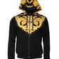 Versace Black Medusa Print Cotton Full Zip HoodieSweatshirt Sweater/M/Black