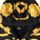 Versace Black Medusa Print Cotton Full Zip HoodieSweatshirt Sweater/M/Black