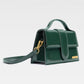 Jacquemus Jacquemus Green Leather Crossbody Bag/Green