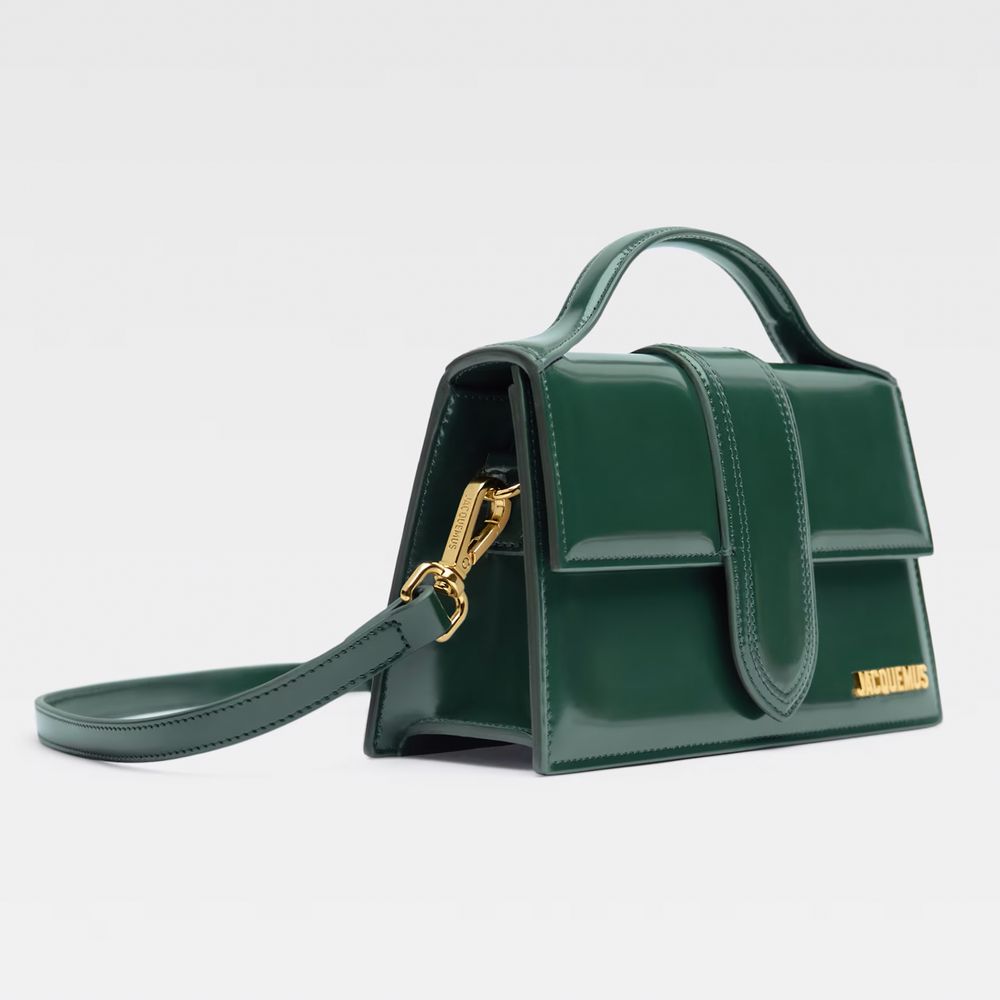 Jacquemus Jacquemus Green Leather Crossbody Bag/Green