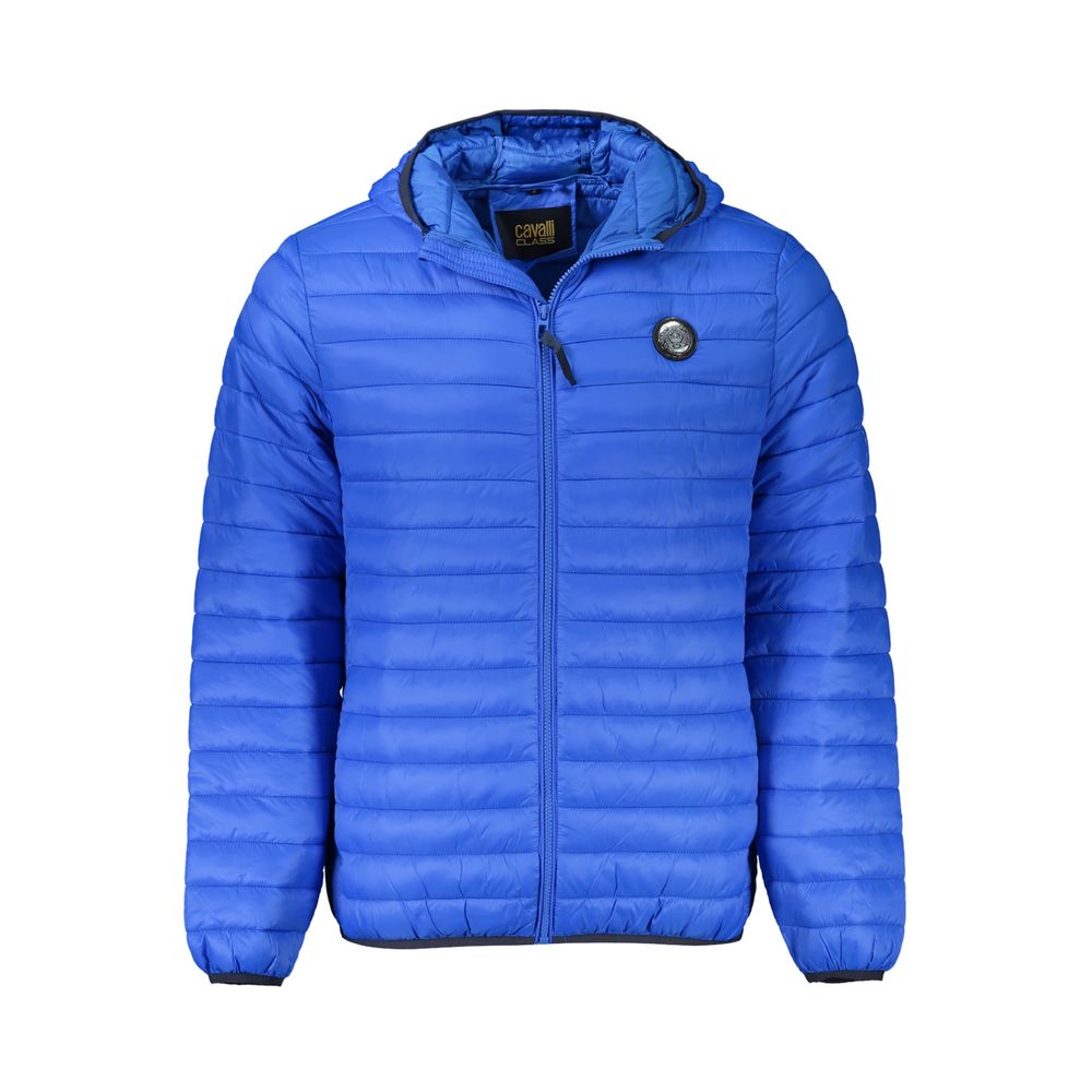 Cavalli Class Cavalli Class Blue Polyamide Men Jacket/XXL/Blue