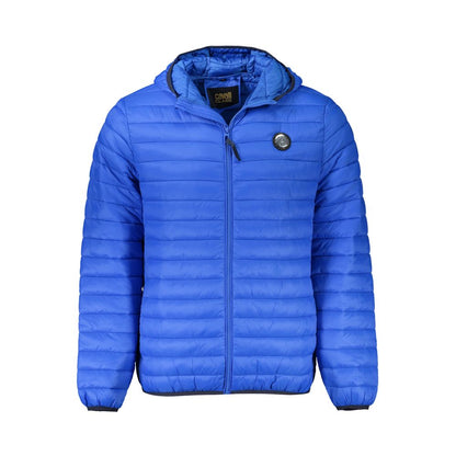 Cavalli Class Cavalli Class Blue Polyamide Men Jacket/XXL/Blue