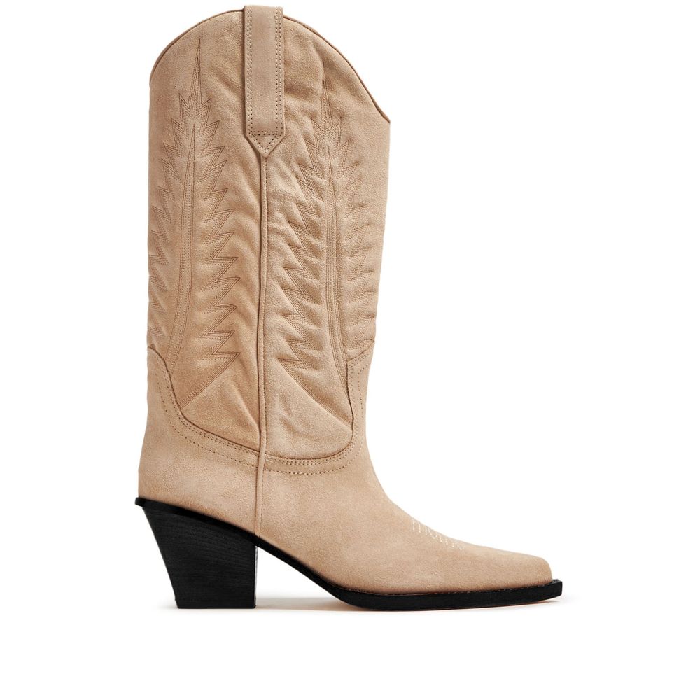 Paris Texas Beige Leather Boot/EU42/US12/Beige