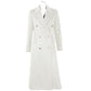 Made in Italy Made in Italy White Wool Vergine Jackets & Coat/IT40|S/White