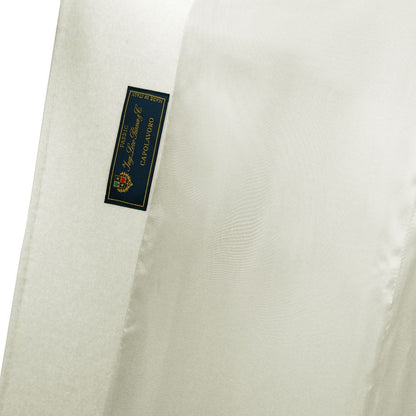 Made in Italy White Wool Vergine Jackets &amp; Coat/IT44|L/White