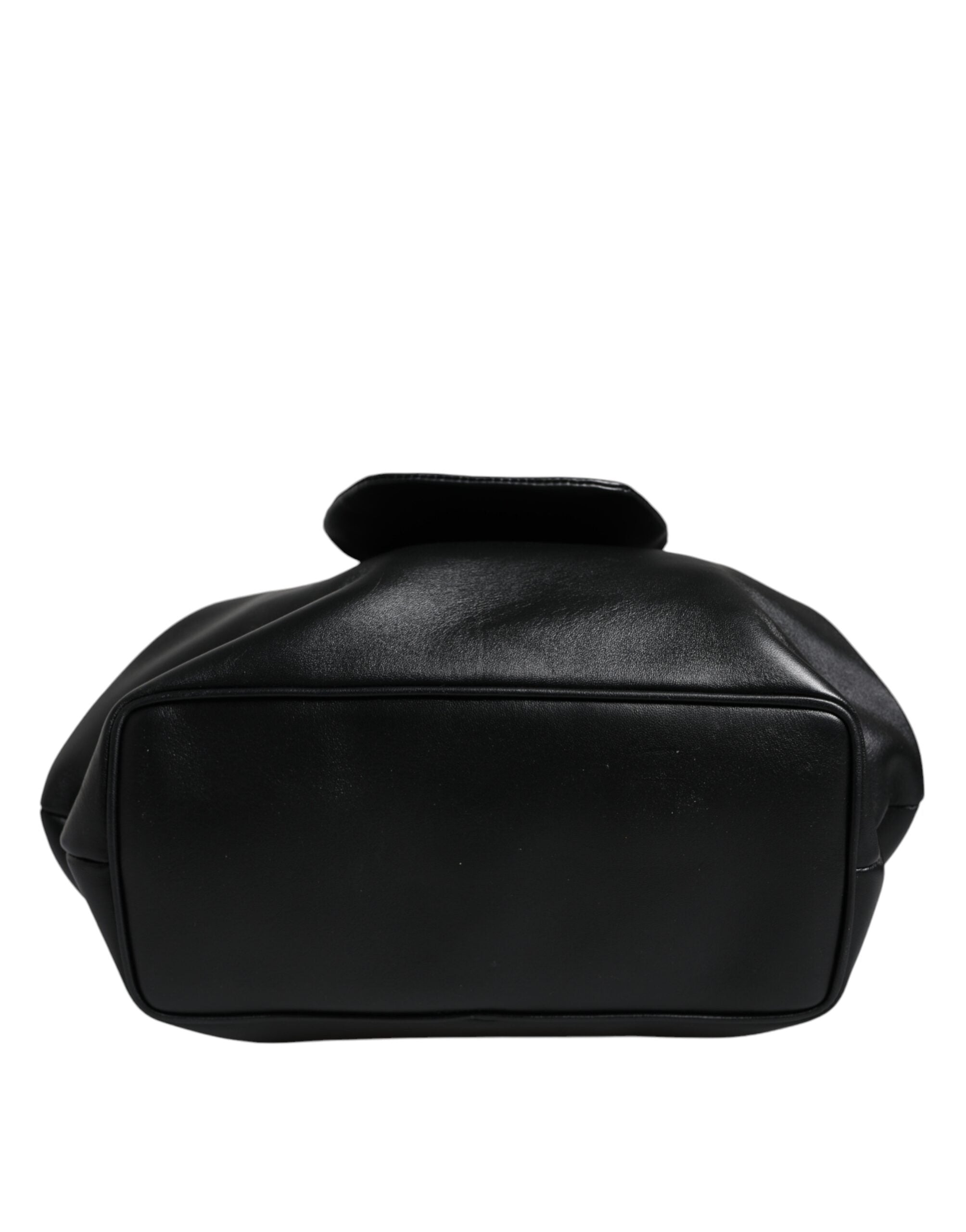 Dolce &amp; Gabbana Black Calfskin Leather Shoulder Clutch Bag/Black