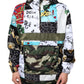 Dolce & Gabbana Multicolor Patchwork Cotton Hooded Jacket/IT54 | XL/Multicolor