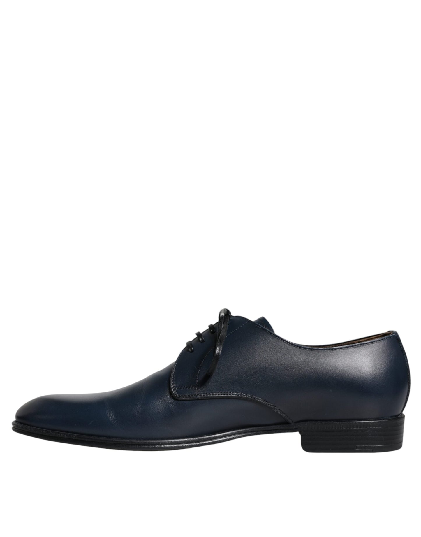 Dolce & Gabbana Navy Blue Leather Derby Dress Formal Shoes/EU44/US11/Navy Blue