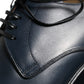 Dolce & Gabbana Navy Blue Leather Derby Dress Formal Shoes/EU44/US11/Navy Blue