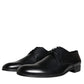 Dolce & Gabbana Dolce & Gabbana Black Leather Derby Formal Dress Shoes/EU40/US7/Black