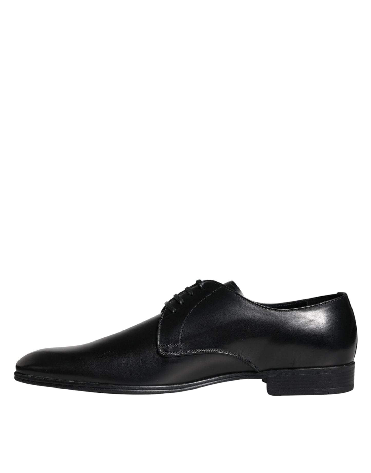 Dolce & Gabbana Dolce & Gabbana Black Leather Derby Formal Dress Shoes/EU40/US7/Black