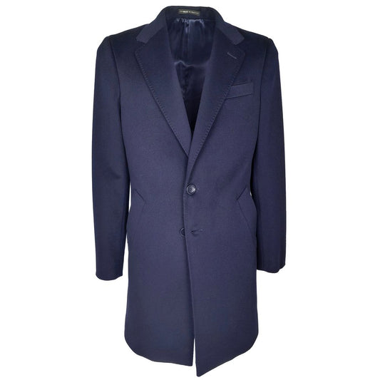 Made in Italy Blue Wool Vergine Jacket/IT50 | M-L/Blue