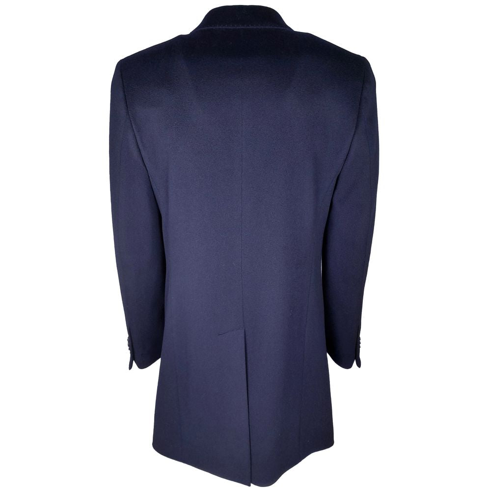 Made in Italy Blue Wool Vergine Jacket/IT50 | M-L/Blue