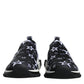 Dolce & Gabbana Dolce & Gabbana Black White Star Print Sorrento Sneakers Shoes/EU41.5/US8.5/Black and White