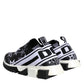 Dolce & Gabbana Dolce & Gabbana Black White Star Print Sorrento Sneakers Shoes/EU41.5/US8.5/Black and White