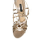 Dolce & Gabbana Beige Leather Stiletto Heels Sandals Shoes/EU40/US10/Beige