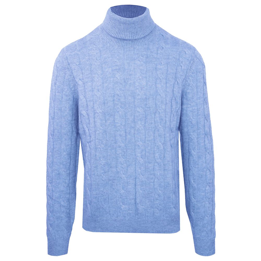 Malo Light Blue Wool Sweater/3XL/Light Blue