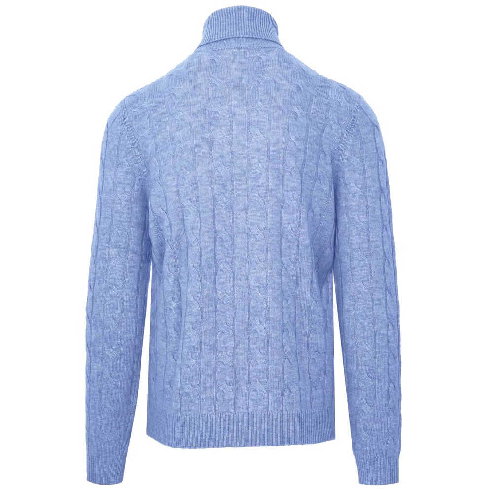 Malo Light Blue Wool Sweater/3XL/Light Blue