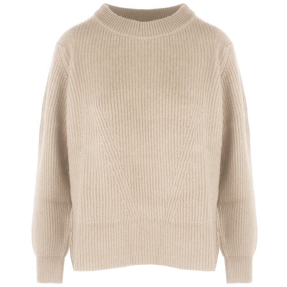 Malo Beige Cashmere Sweater/M/Beige