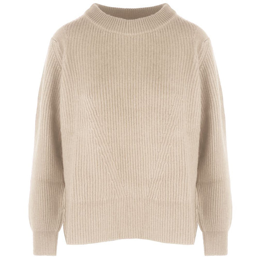 Malo Beige Cashmere Sweater/M/Beige