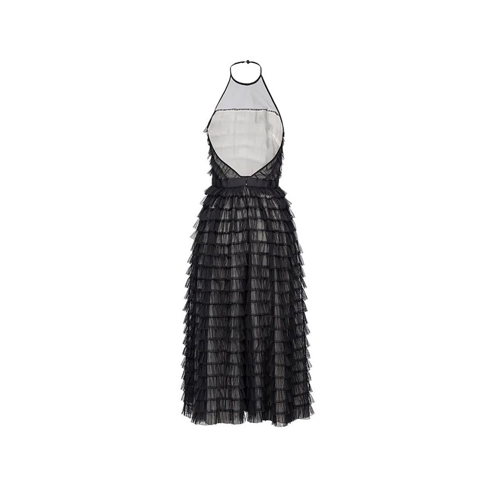 PINKO Black Polyester Dress/IT38|XS/Black