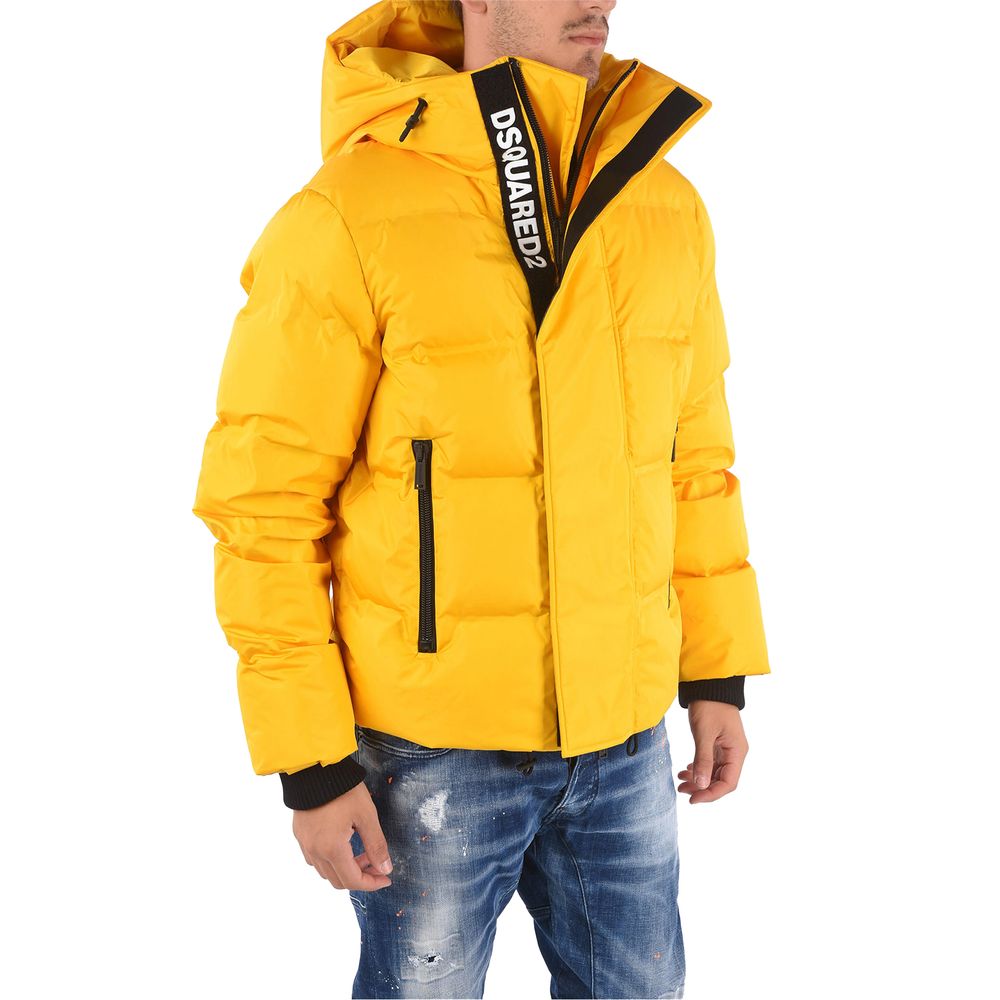 Dsquared² Yellow Nylon Jacket/IT46 | S/Yellow