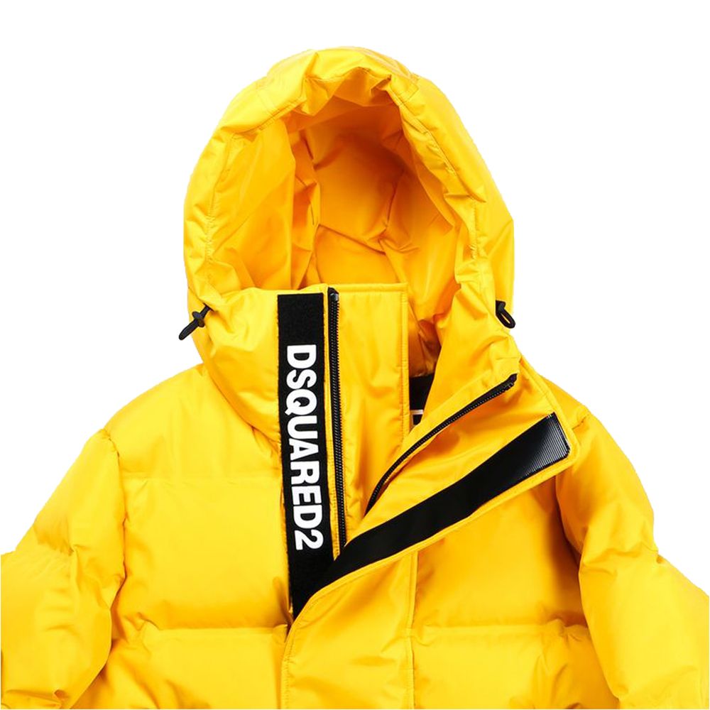 Dsquared² Yellow Nylon Jacket/IT46 | S/Yellow