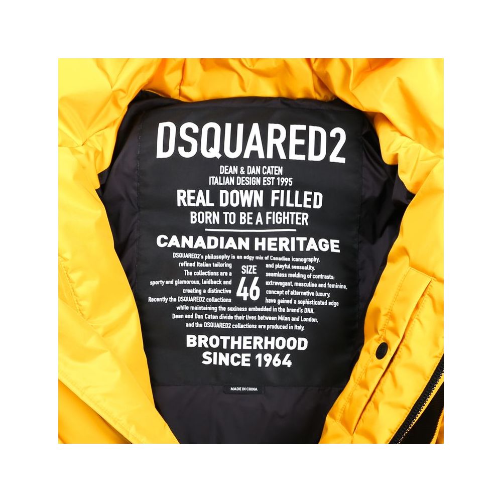 Dsquared² Yellow Nylon Jacket/IT48 | M/Yellow