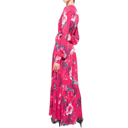 PINKO Fuchsia Viscose Dress/IT50 | XXL/Fuchsia