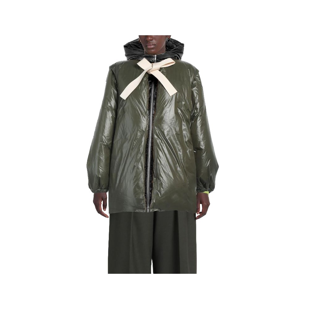 Jil Sander Green Nylon Jackets & Coat/S/Green