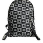 Dolce & Gabbana Black White DG Crown Logo Nylon Backpack Bag/one size/Black and White