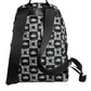 Dolce & Gabbana Black White DG Crown Logo Nylon Backpack Bag/one size/Black and White