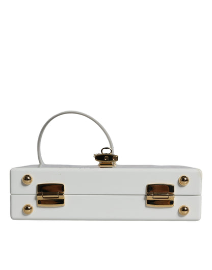 Dolce &amp; Gabbana White Graffiti Print Clutch Crossbody Bag/one size/White