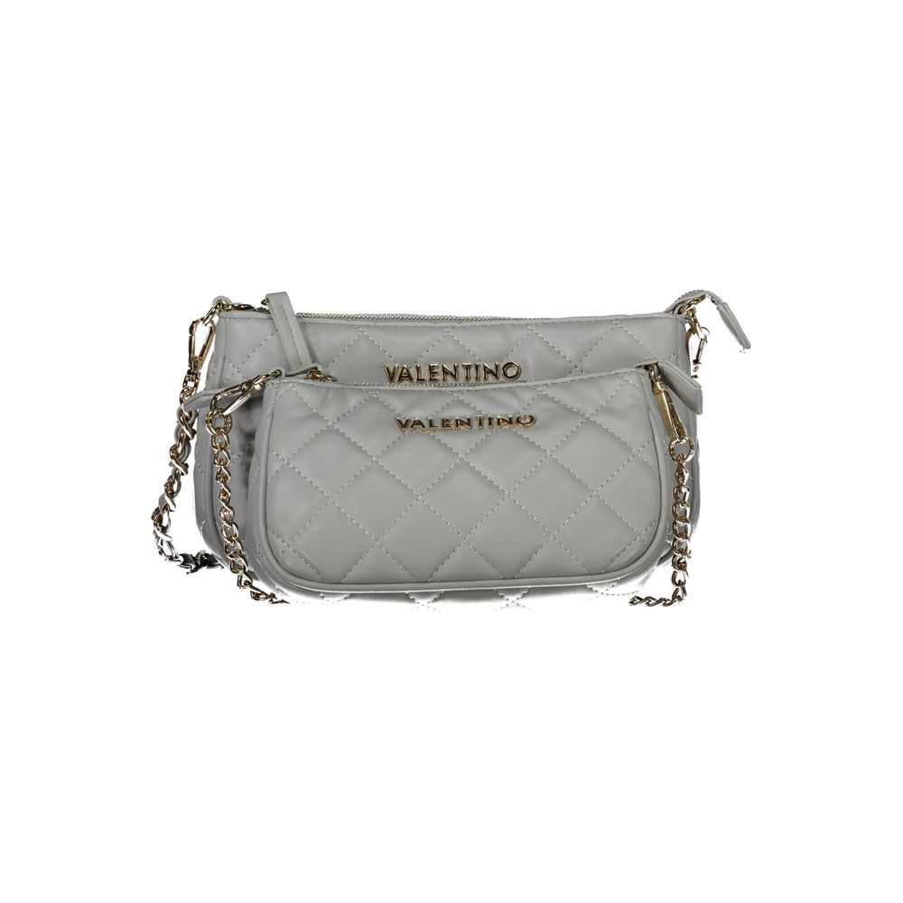 Valentino Bags Gray Polyethylene Handbag/one size/Gray