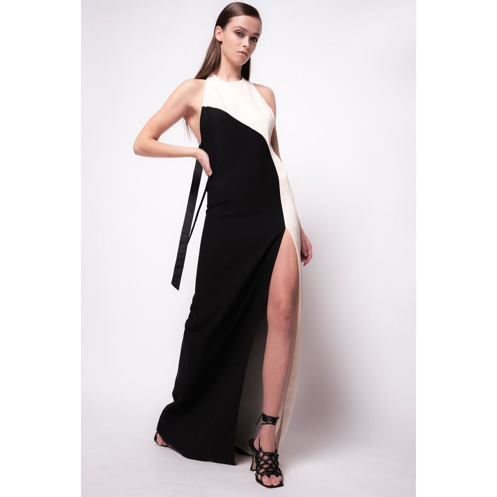 PINKO Black Viscose Dress/IT42|M/Black