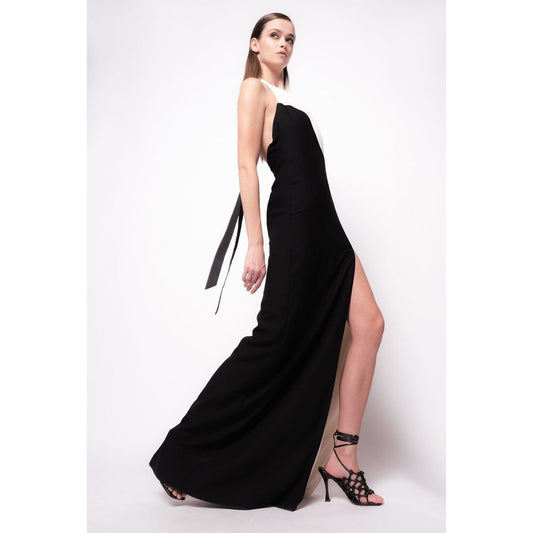 PINKO Black Viscose Dress/IT46 | L/Black