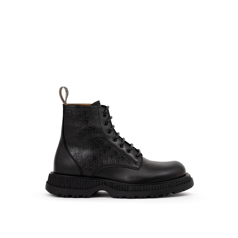 Dior Black Leather Boot/EU43/US10/Black