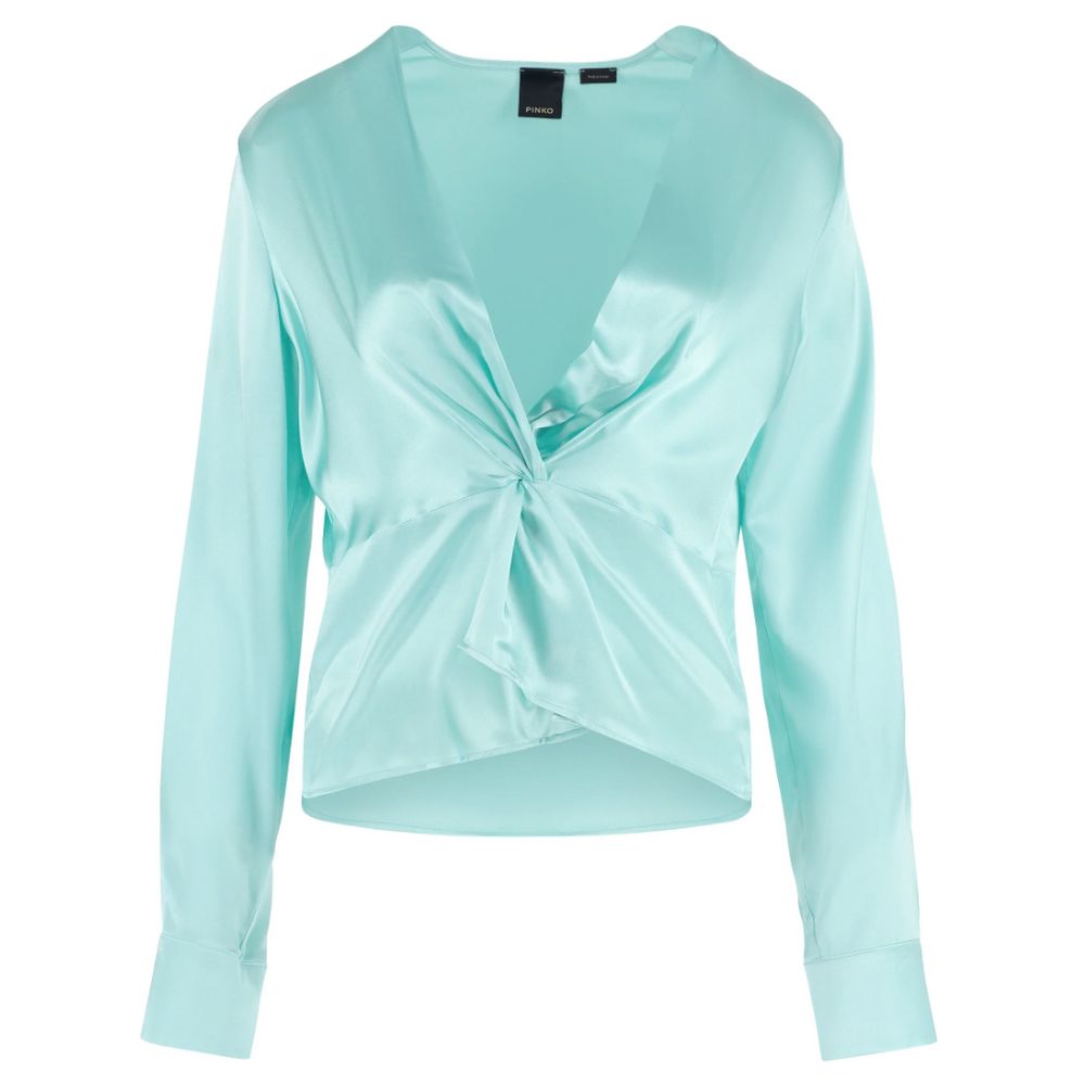 PINKO Green Silk Sweater/IT42|M/Green