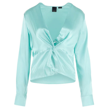 PINKO Green Silk Sweater/IT42|M/Green