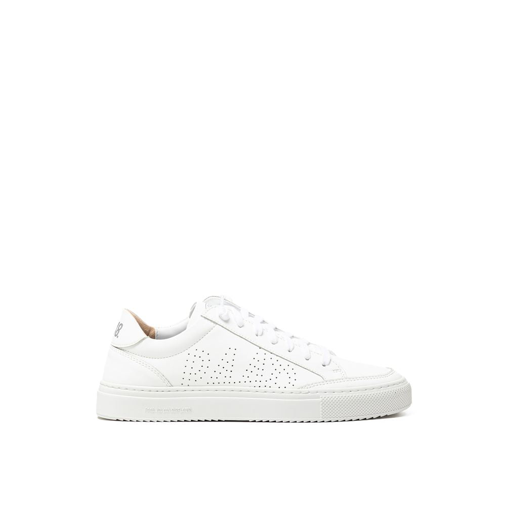 P448 White Leather Sneaker/EU39/US9/White