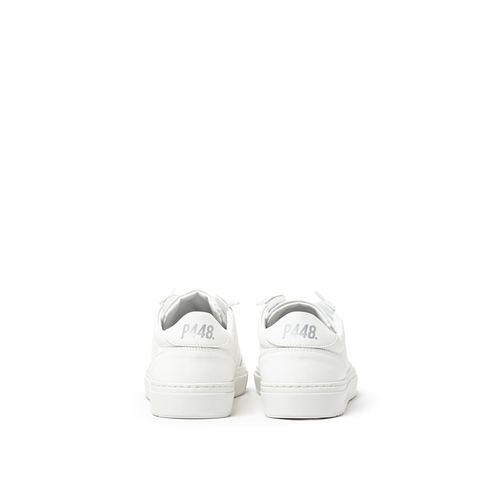 P448 White Leather Sneaker/EU39/US9/White