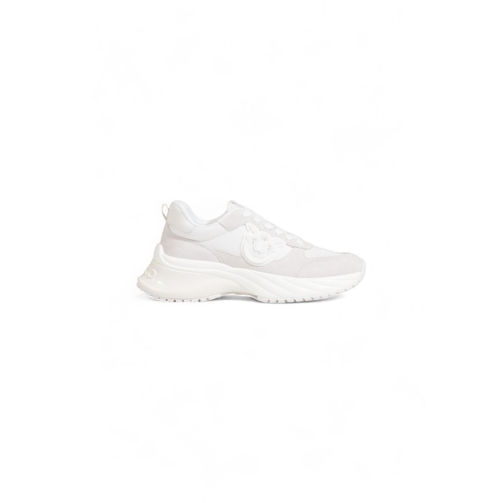 PINKO White Fabric Sneaker/EU41/US11/White