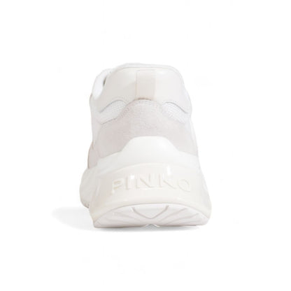PINKO White Fabric Sneaker/EU41/US11/White