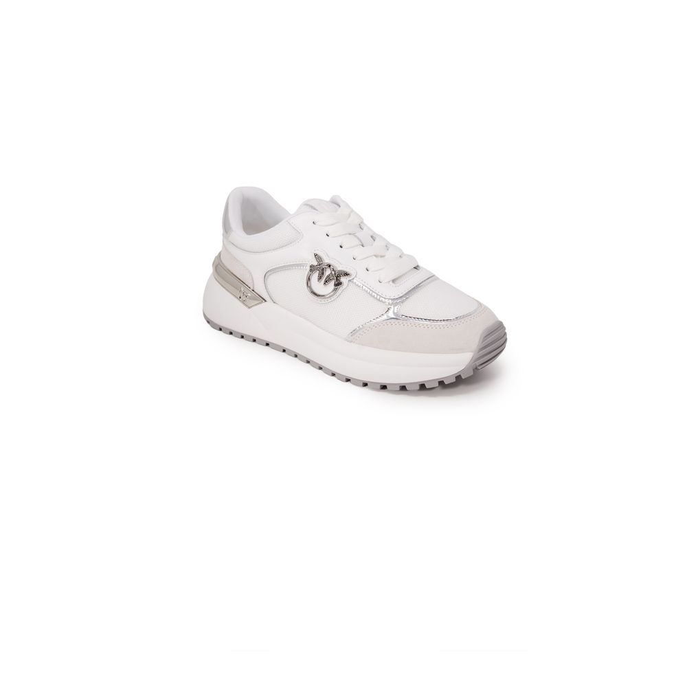 PINKO White Leather Sneaker/EU40/US10/White