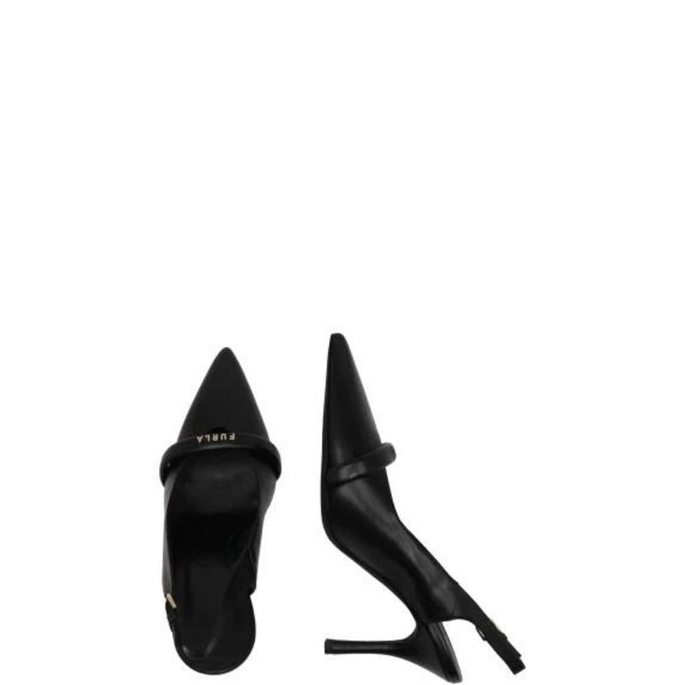 Furla Black Leather Pump/EU37/US7/Black/