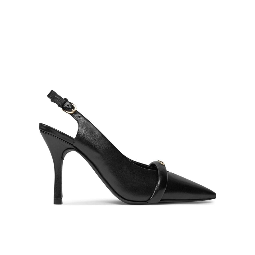 Furla Black Leather Pump/EU37/US7/Black/