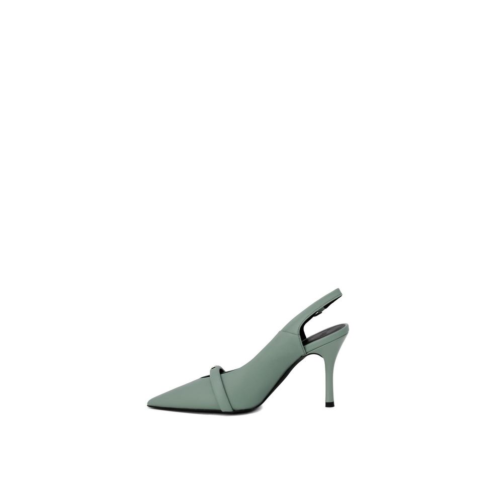 Furla Green Leather Pump/EU40/US10/Green/